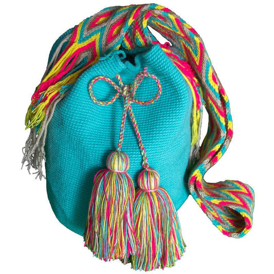 Costa Azul - Handmade Wayuu Bag (Mochila) - ka'í